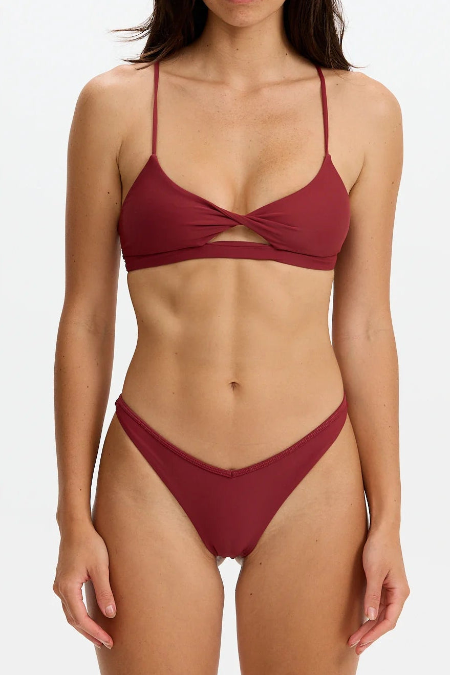 Heather Top - Cherry - BENOA RST26