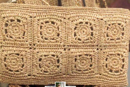 Flower Pouch - Beige