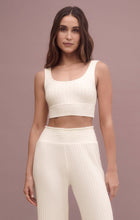 Load image into Gallery viewer, ZOE RIB TANK BRA- Bone - ZLT251388