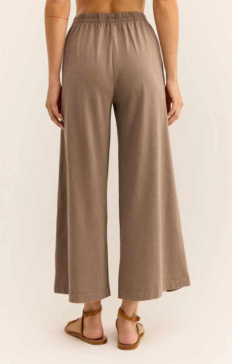 SCOUT JERSEY FLARE PANT- Iced Coffee - ZP212567