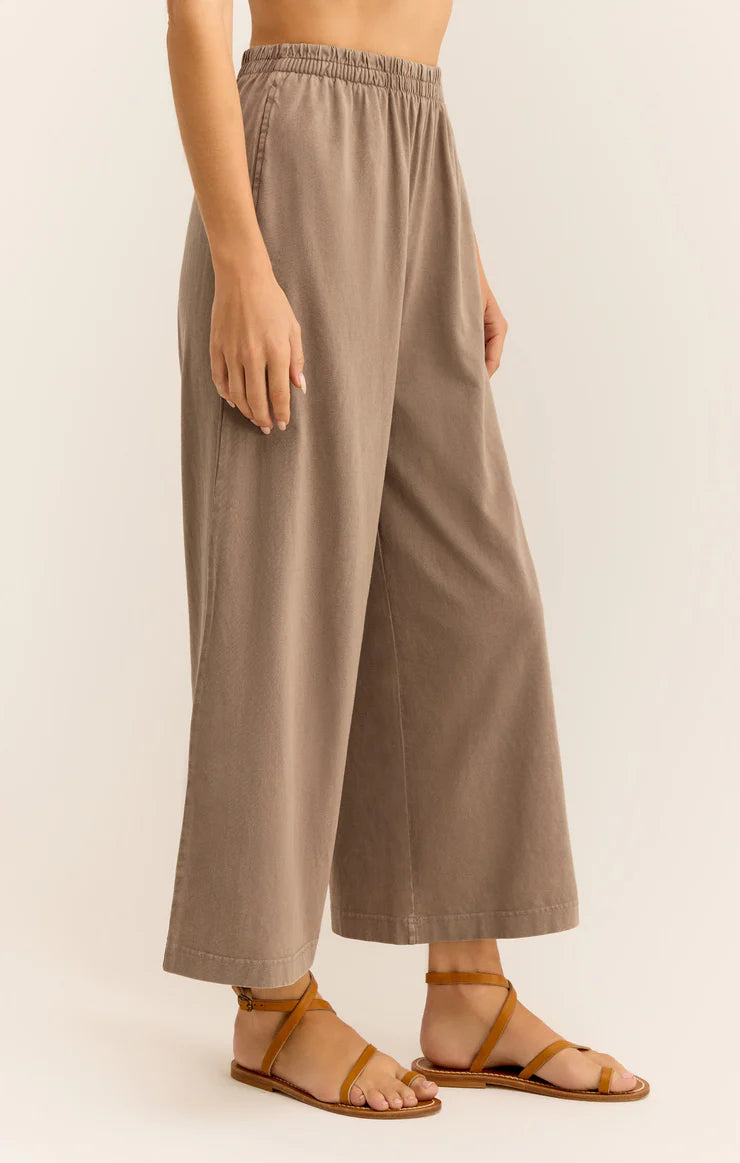 SCOUT JERSEY FLARE PANT- Iced Coffee - ZP212567