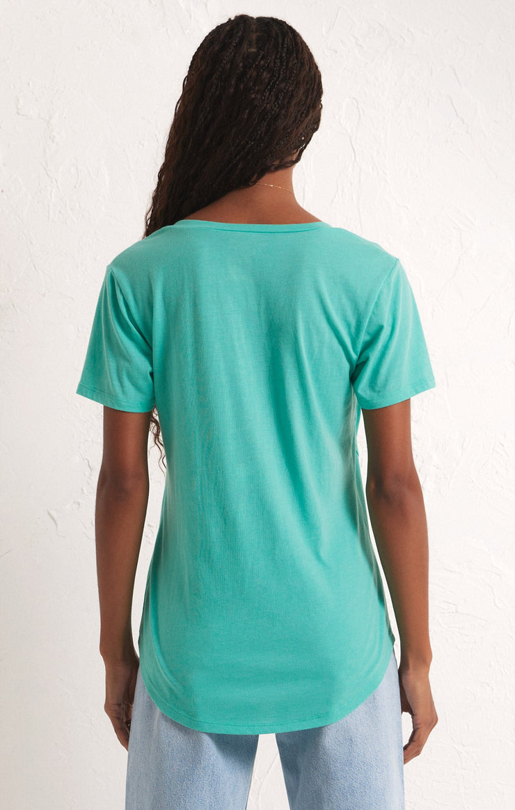 POCKET TEE- Cabana Green -  ZT144034