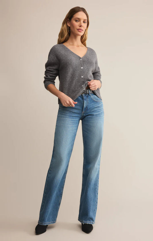 Emile Cardigan - Classic Heather Grey - ZW253350 - ZSupply