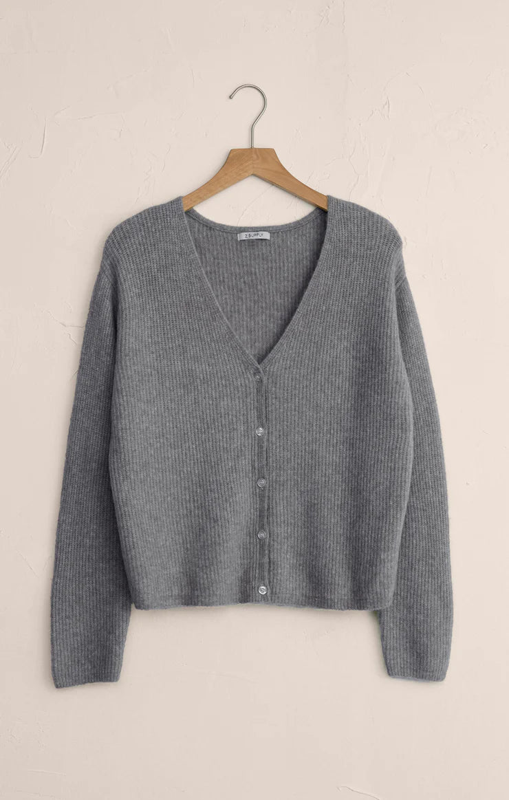 Emile Cardigan - Classic Heather Grey - ZW253350 - ZSupply