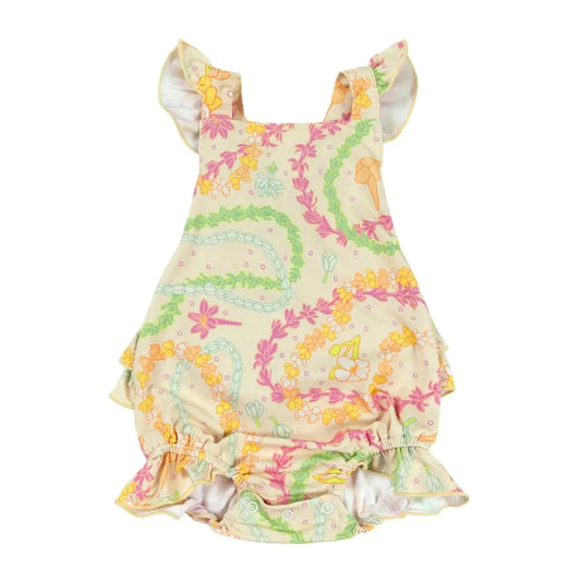 Lei Day in Sand - Bamboo Romper - Coco Moon