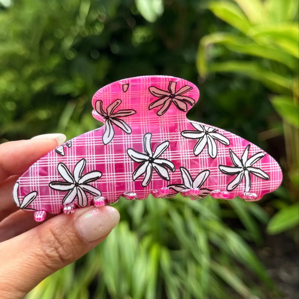 Bombucha TIARE PALAKA Hair Claw - Phases Hawaii