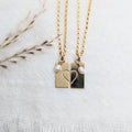 Best Friends Tag Necklace Set- From the Sea + Me