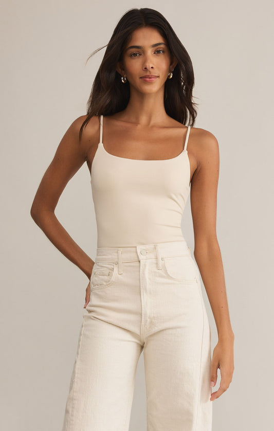 LUXE SMOOTH JERSEY BODYSUIT - SANDSHELL - ZT251259