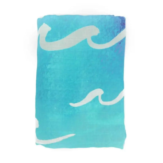 Nalu - Muslin Swaddle Blanket - Coco Moon