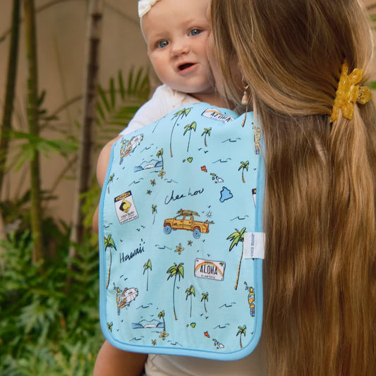 We Go Holoholo - Burp Cloth - Coco Moon