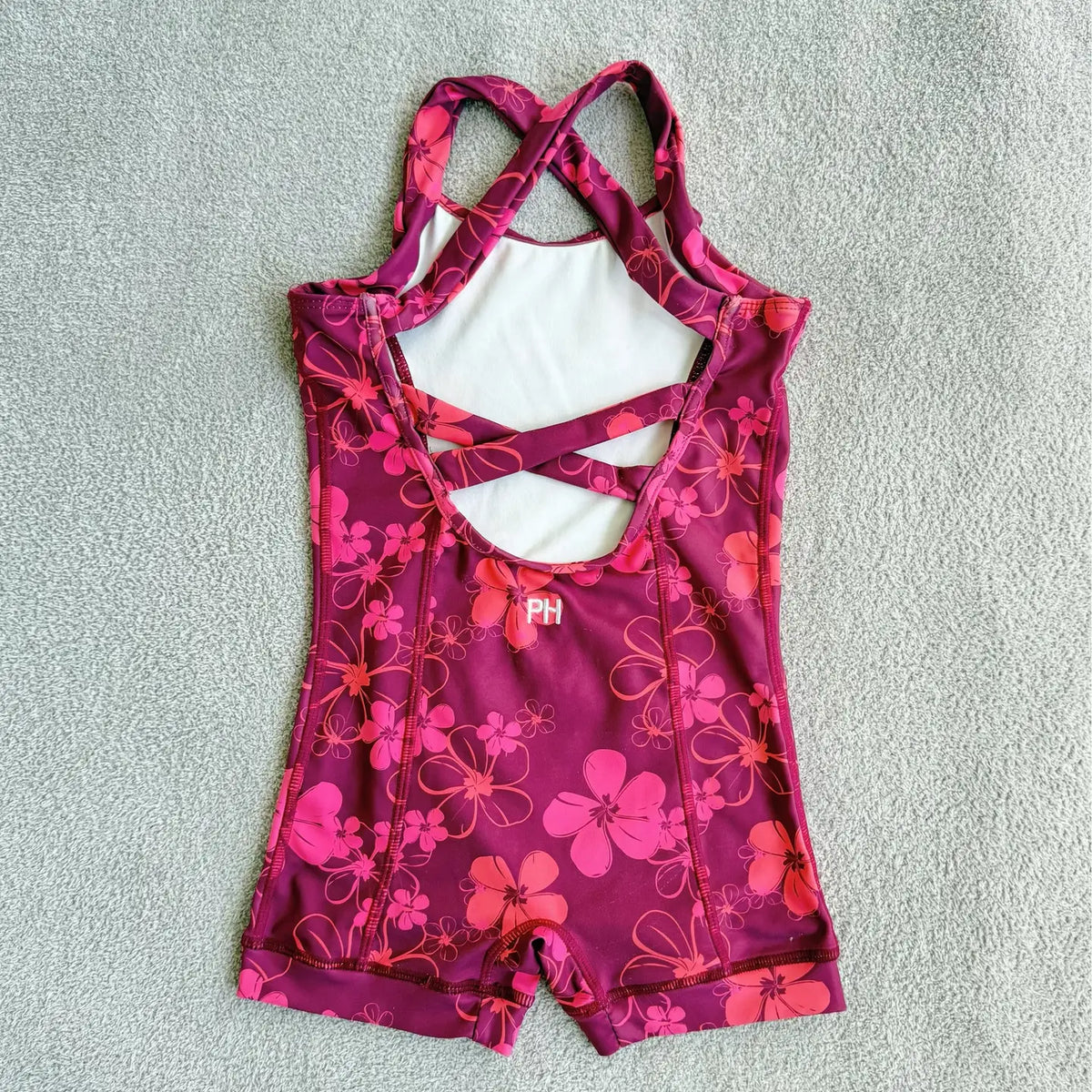 Keiki Romper - Plumeria - Phases Hawaii