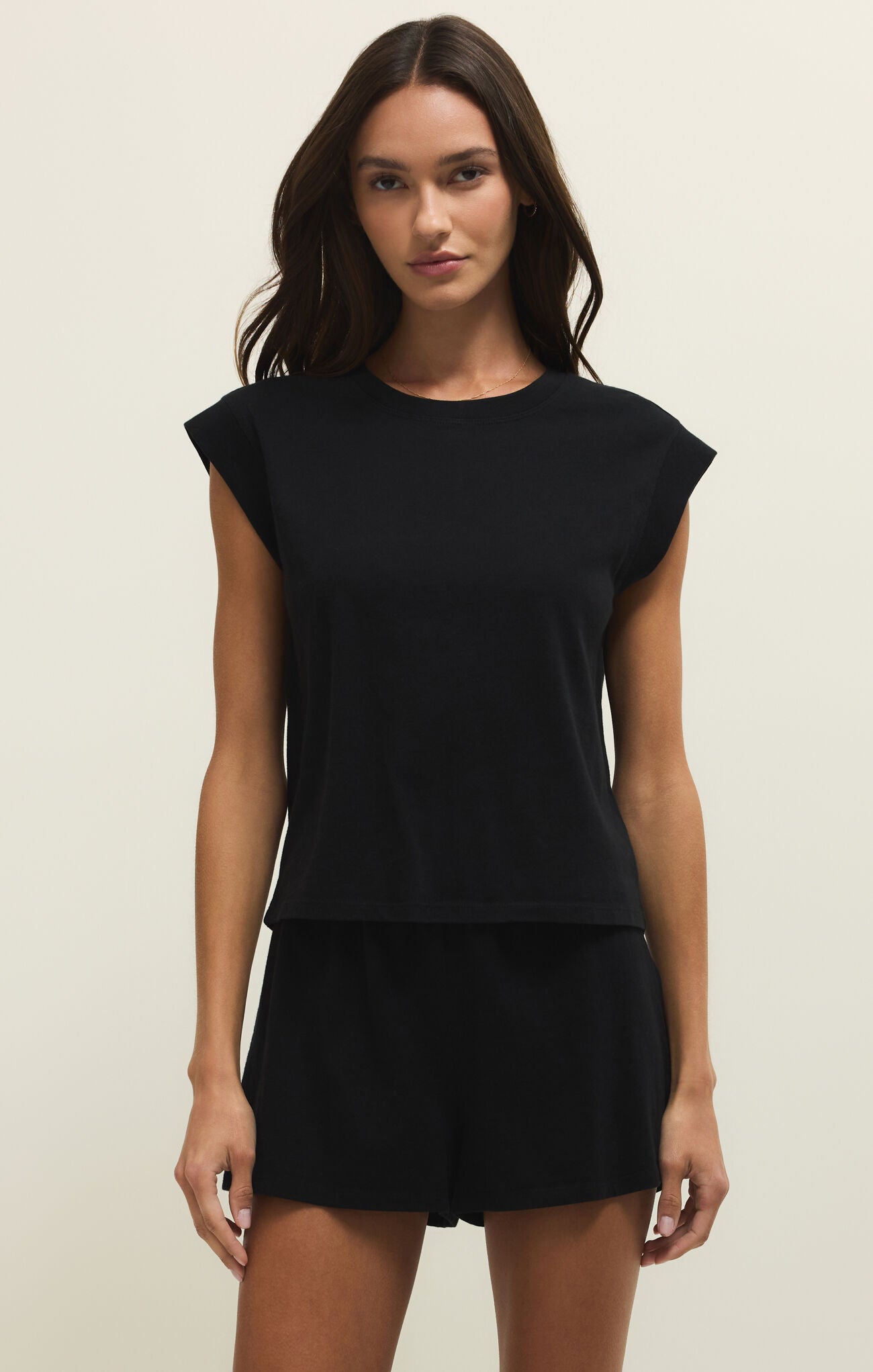 Camino Jersey Top - True Black - ZSUPPLY - ZT261159