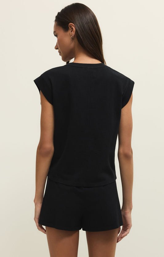 Camino Jersey Top - True Black - ZSUPPLY - ZT261159