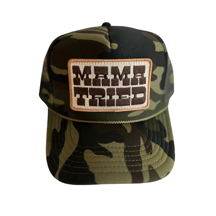 Mama Tried Patch Trucker Hat | Camo