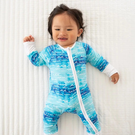 Nalu - Baby Bamboo Coverall - Coco Moon