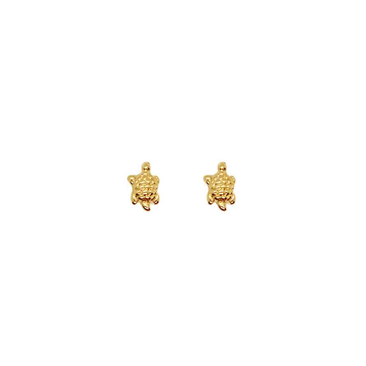 39-Sea Turtle Honu Studs- GOLD- KIELE