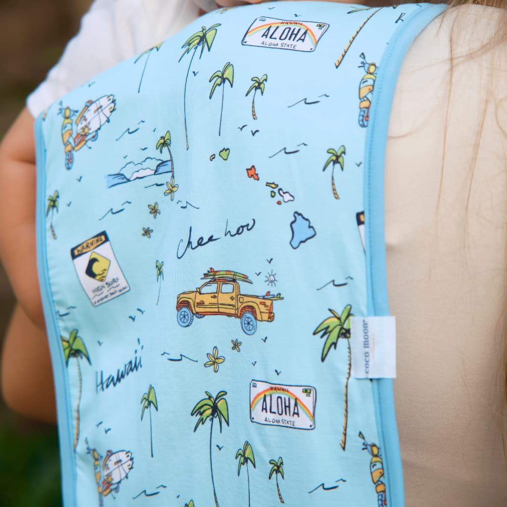 We Go Holoholo - Burp Cloth - Coco Moon