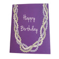 Pua Kalaunu Crown Flower Happy Birthday Card