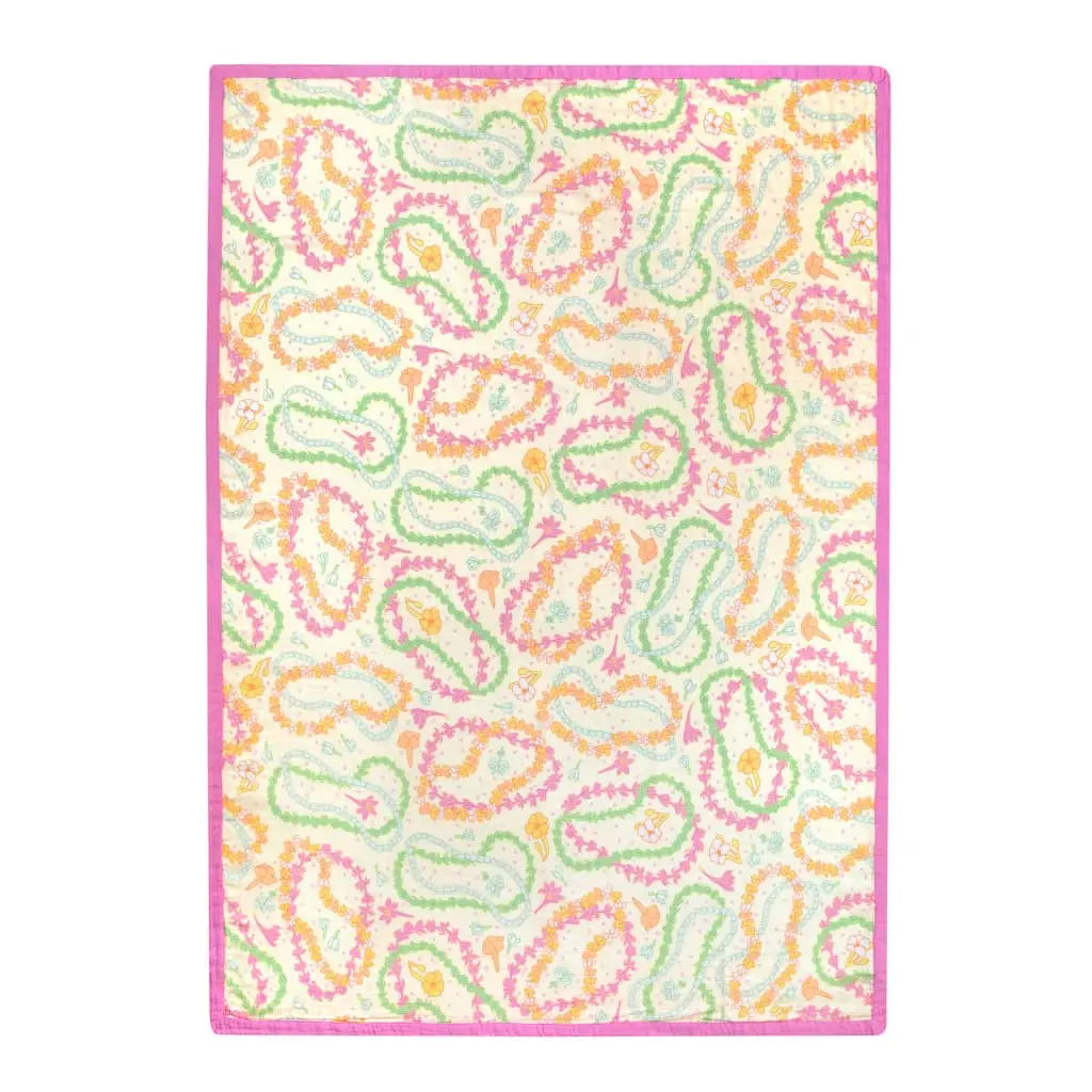 Lei Day In Sand - Throw Blanket - Coco Moon