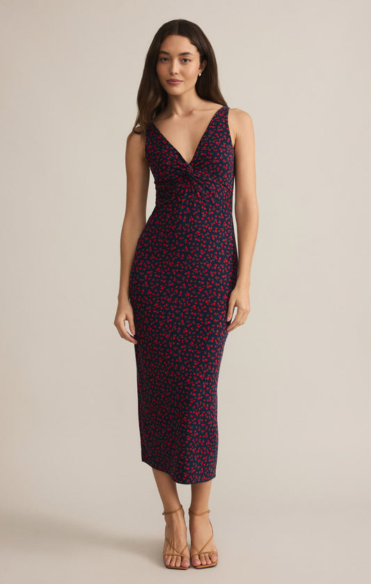 ELEVE LA ROSA DITSY MIDI DRESS - ECLIPSE - ZD251273