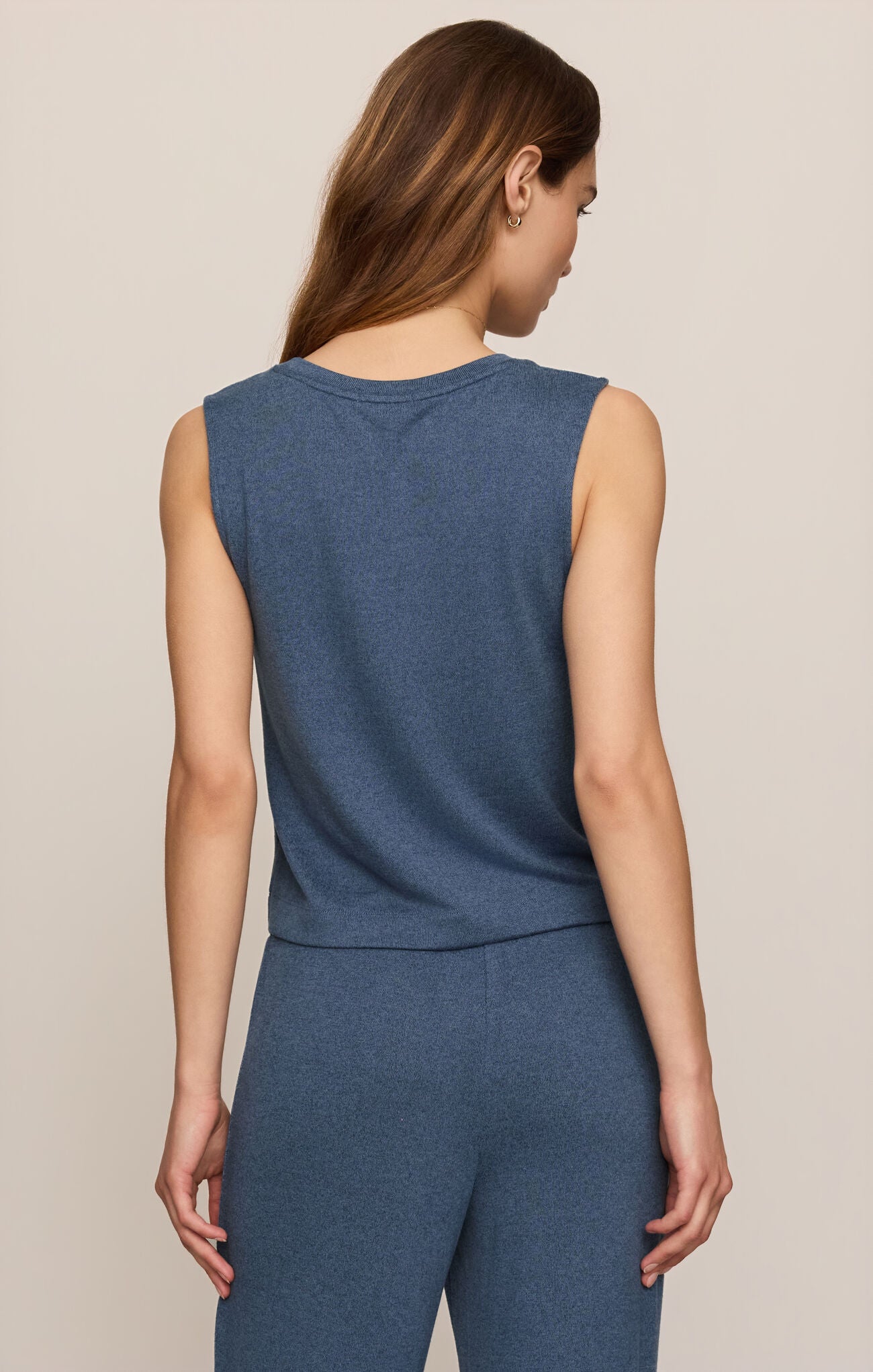 Sloane Soft Knit Tank - TRUE NAVY - ZLT263720