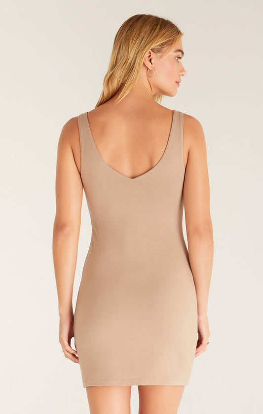 Soft Luxe Mini Dress-Dune-  ZD232472