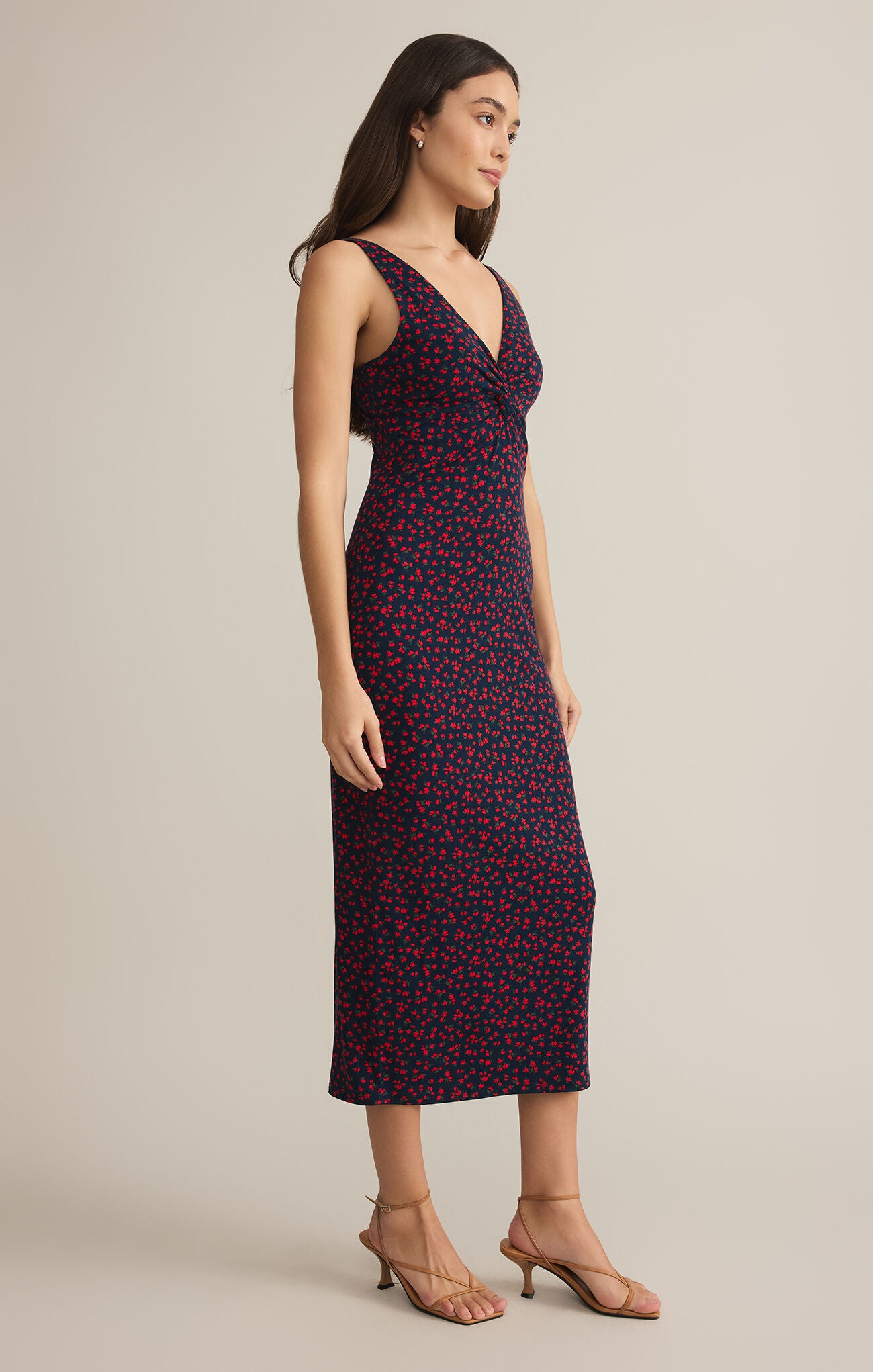 ELEVE LA ROSA DITSY MIDI DRESS - ECLIPSE - ZD251273