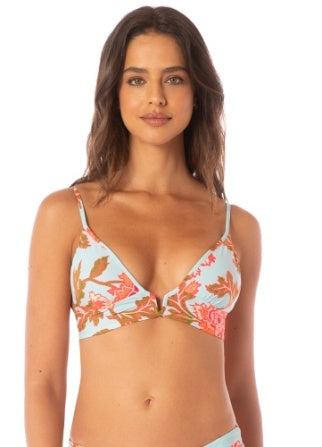 PARADISO TOP - BLUE - PT5314SLG001 - MAAJI