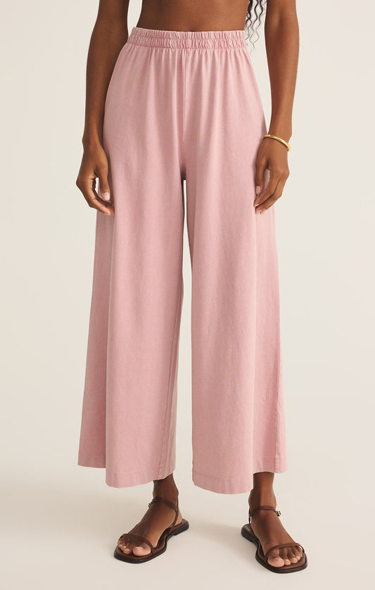 SCOUT JERSEY FLARE PANT- PINK SMOKE - ZP212567