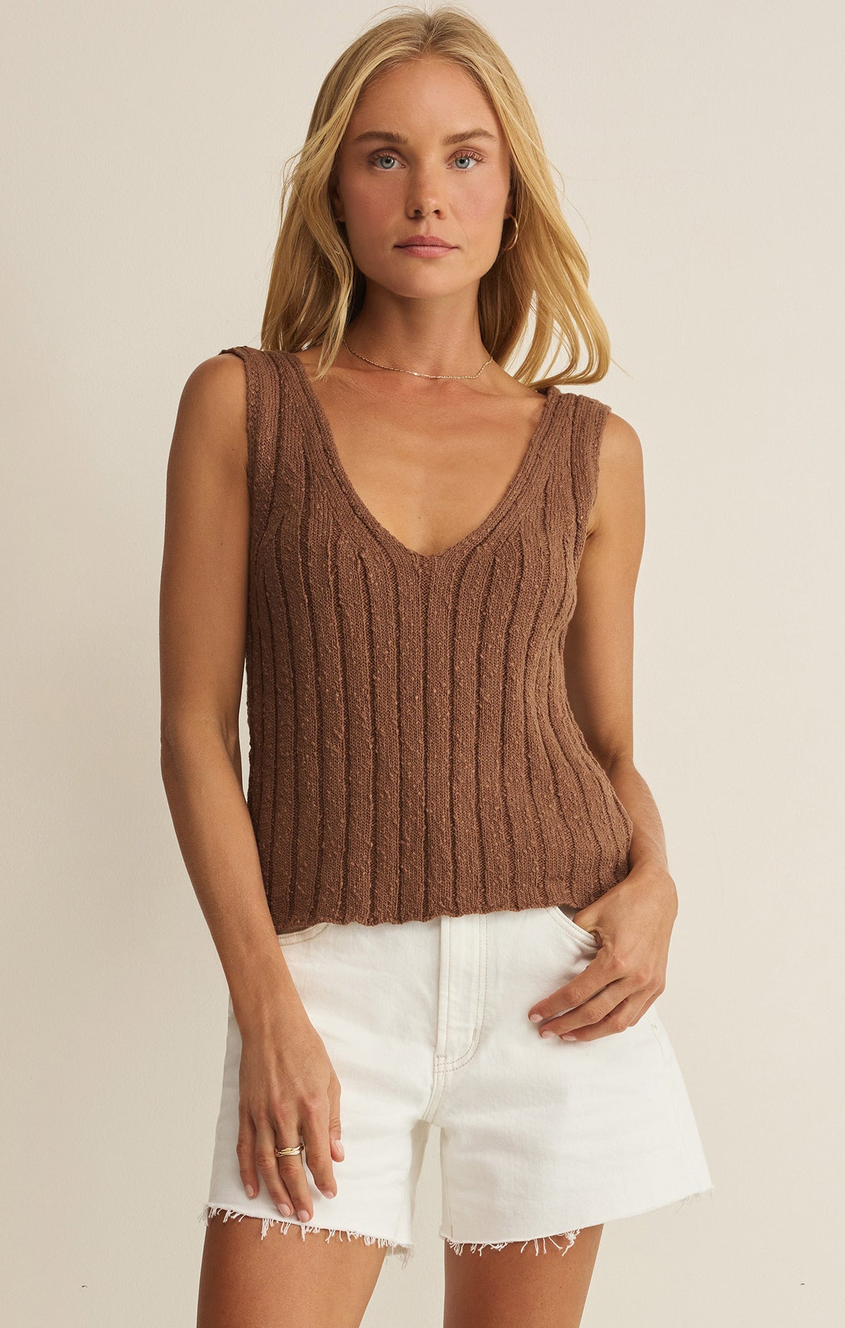 Acadia Sweater Tank - Palo Santo - ZSUPPLY - ZW262731