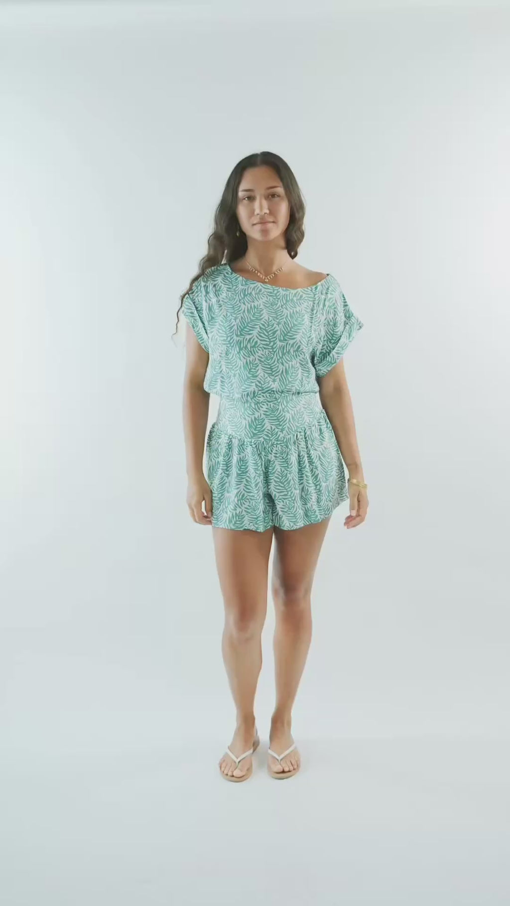 Elya Shorts - Brisa Teal