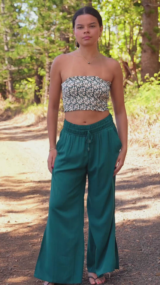 Malta Pant - Solid Petrol