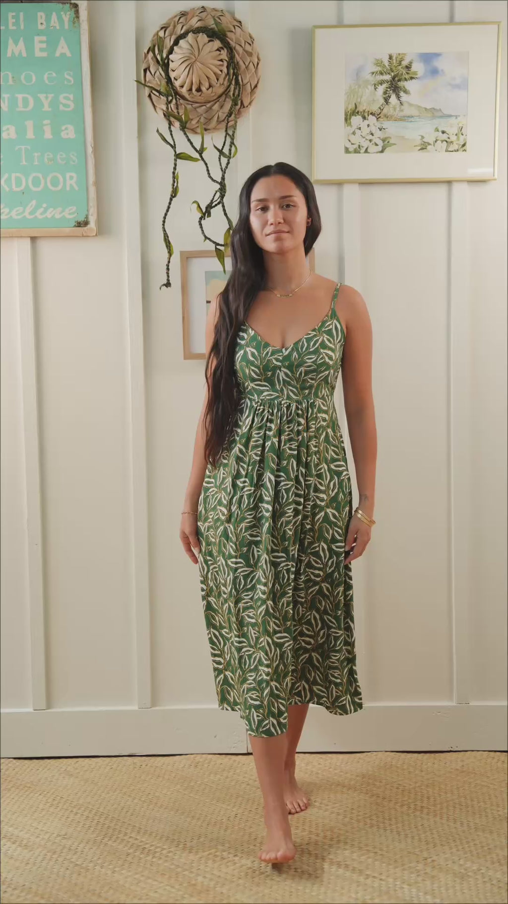 Soller Dress - Lauris Green