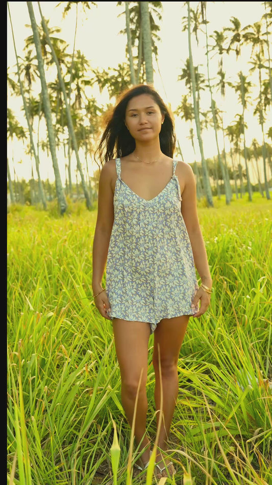 Rocas Romper - Bloomcrest Lavender