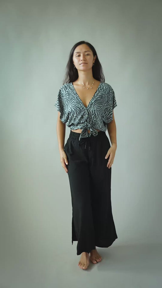 Malta Pant - Solid Black