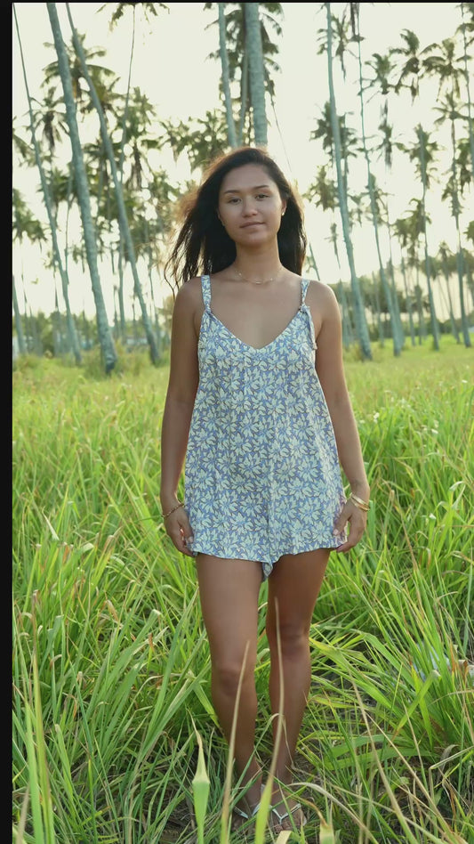 Rocas Romper - Bloomcrest Lavender