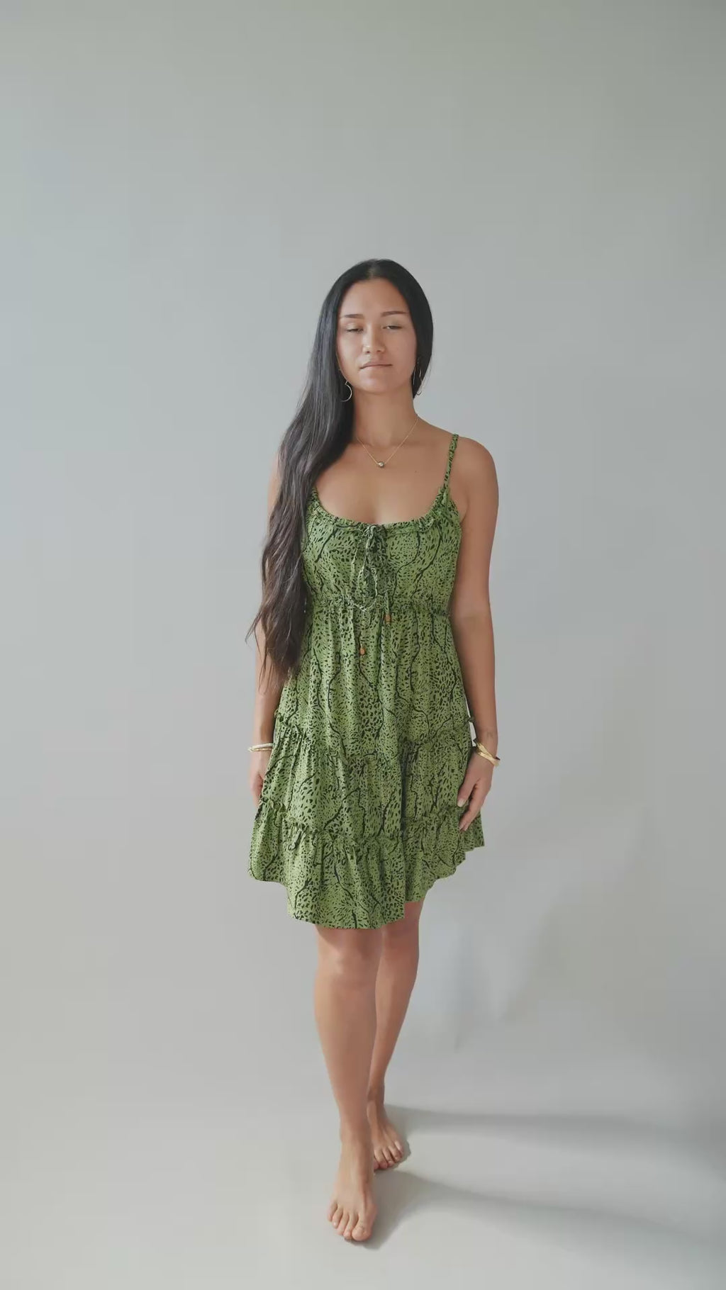 Leni Dress - Savanae Olive