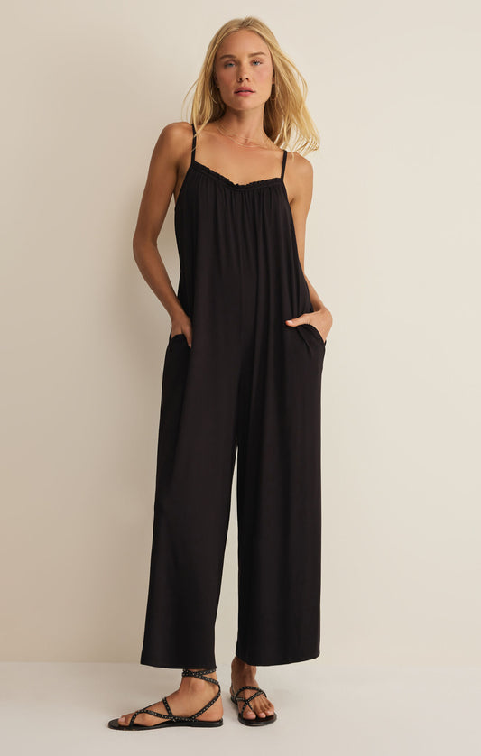 Day Off Jumpsuit - Black - ZP262723