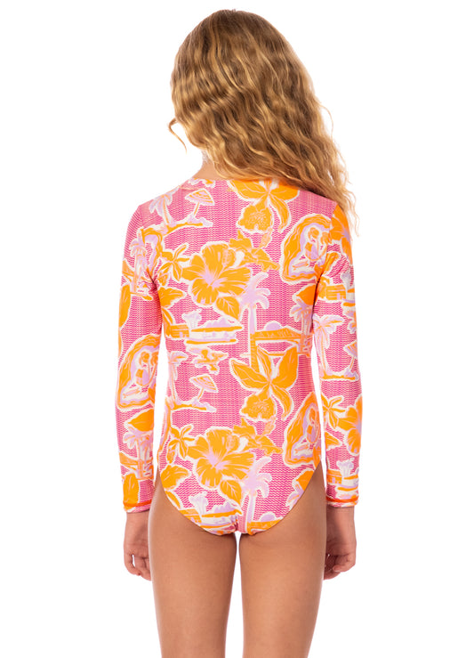FLAMINGO GLOW MIKU GIRLS SWIMWEAR - PT3135KKO518 - MAAJI KIDS