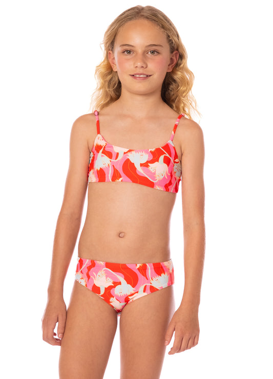 FLORAL RUSH UTAH GIRLS SWIMWEAR- PT4005KKB502 - MAAJI KIDS