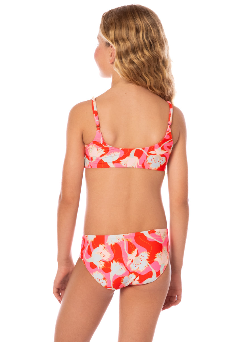 FLORAL RUSH UTAH GIRLS SWIMWEAR- PT4005KKB502 - MAAJI KIDS