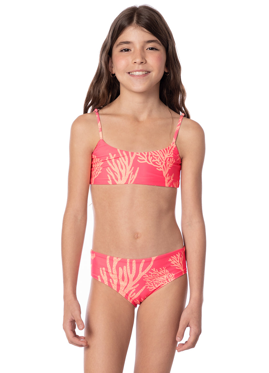 CORAL REEF UTAH GIRLS SWIMWEAR - PT4005KKB001 - MAAJI KIDS