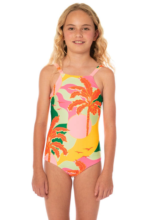 TROPICAL BREEZE EAGLE GIRLS SWIMWEAR- PT4018KKO500 - MAAJI KIDS