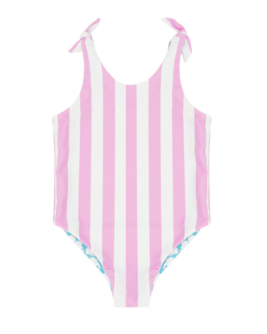 Skye Reversible One-Piece - Pop Pink - Feather 4 Arrow