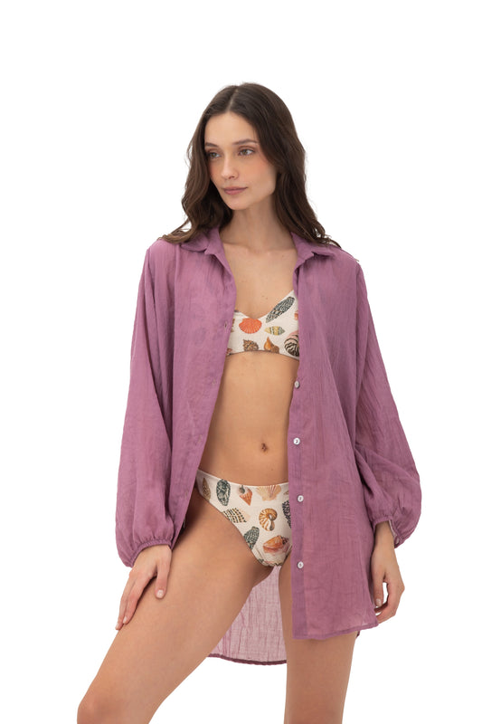 AKUMAL SHIRT - SLATE VIOLET - MALAI - C18147