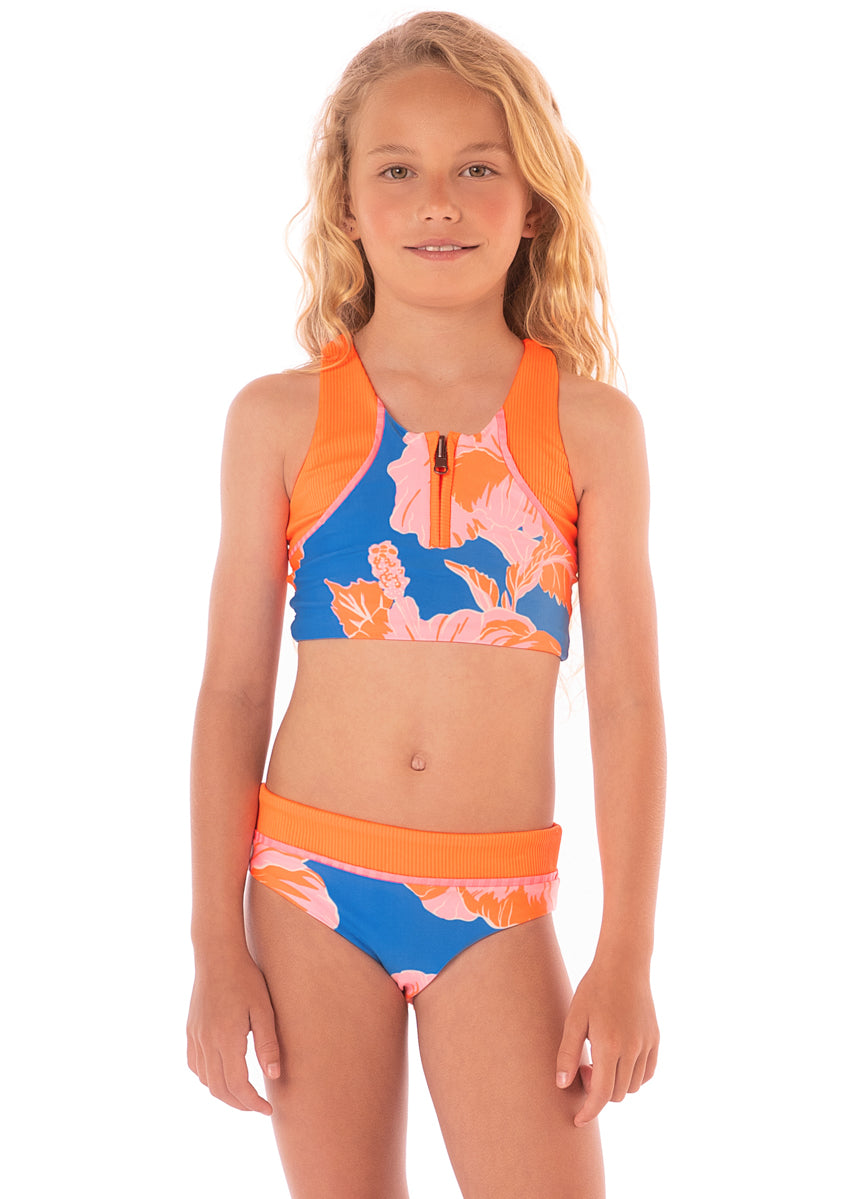 MAGNOLIA MIRAGE POPPY - Kid's BIKINI SET- PT3417KKB008